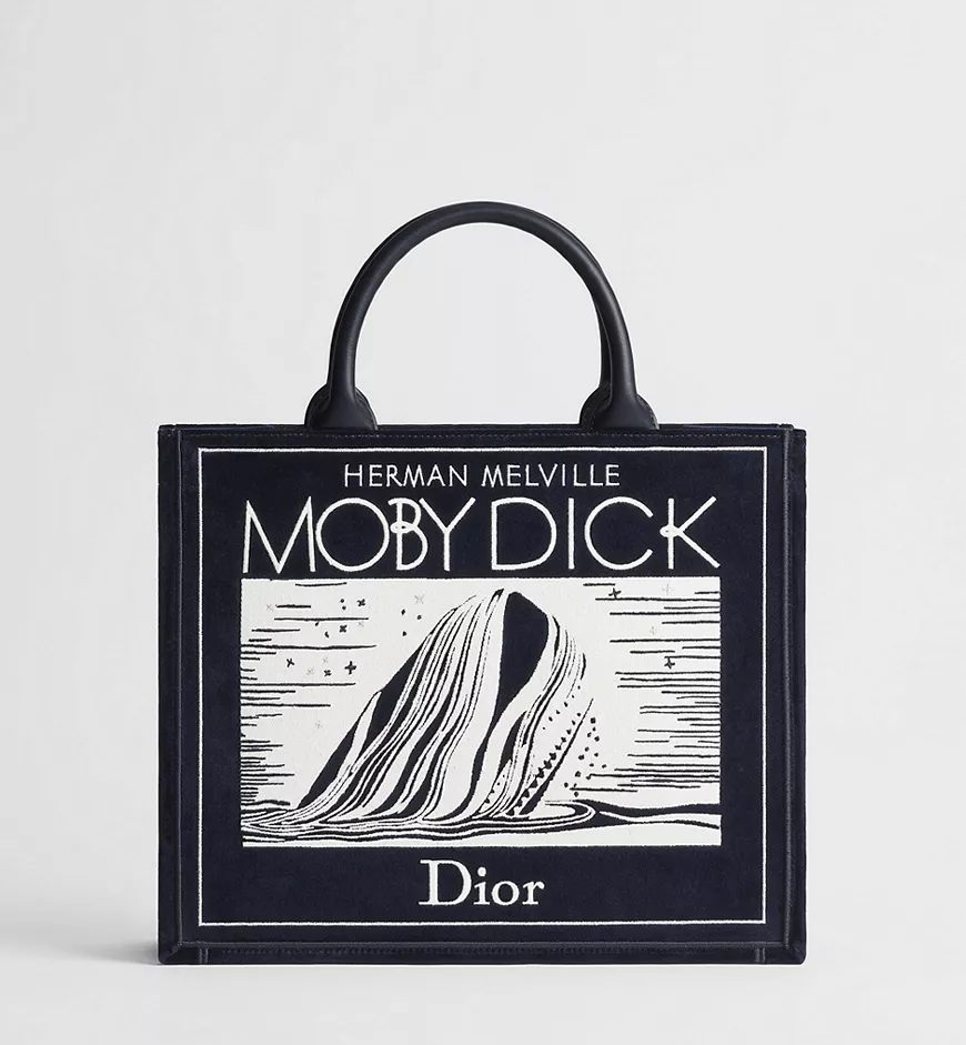 1BTSH299JAPH593_SBG_E01 Medium Dior Book Tote with Strap - Image 1