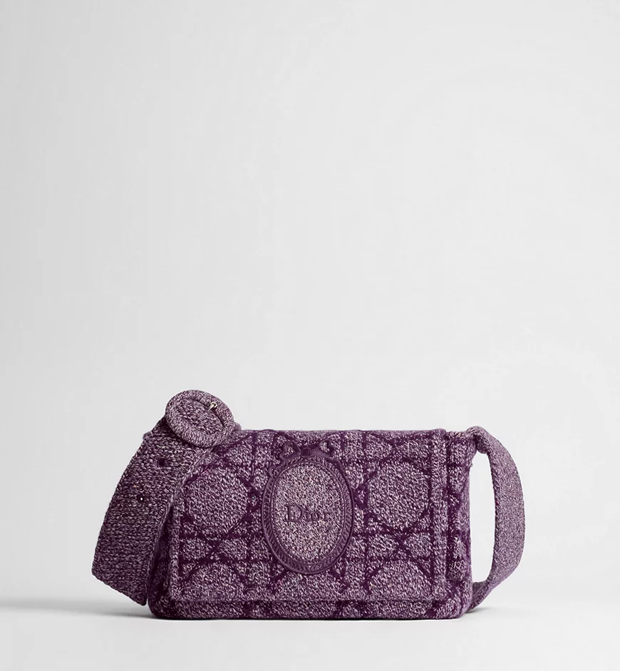 1MAPO505WAAH370_SBG_E01 Medium Dior Médaillon Messenger Flap Bag - Image 1