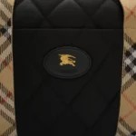 Check Trim Quilted Nylon Baby Changing Bag - Image 6