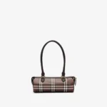 Mini Check Barrel Bag - Image 3