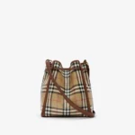Small Check Bucket Bag - Image 3