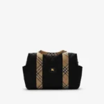 Check Trim Quilted Nylon Baby Changing Bag