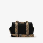 Check Trim Quilted Nylon Baby Changing Bag - Image 3