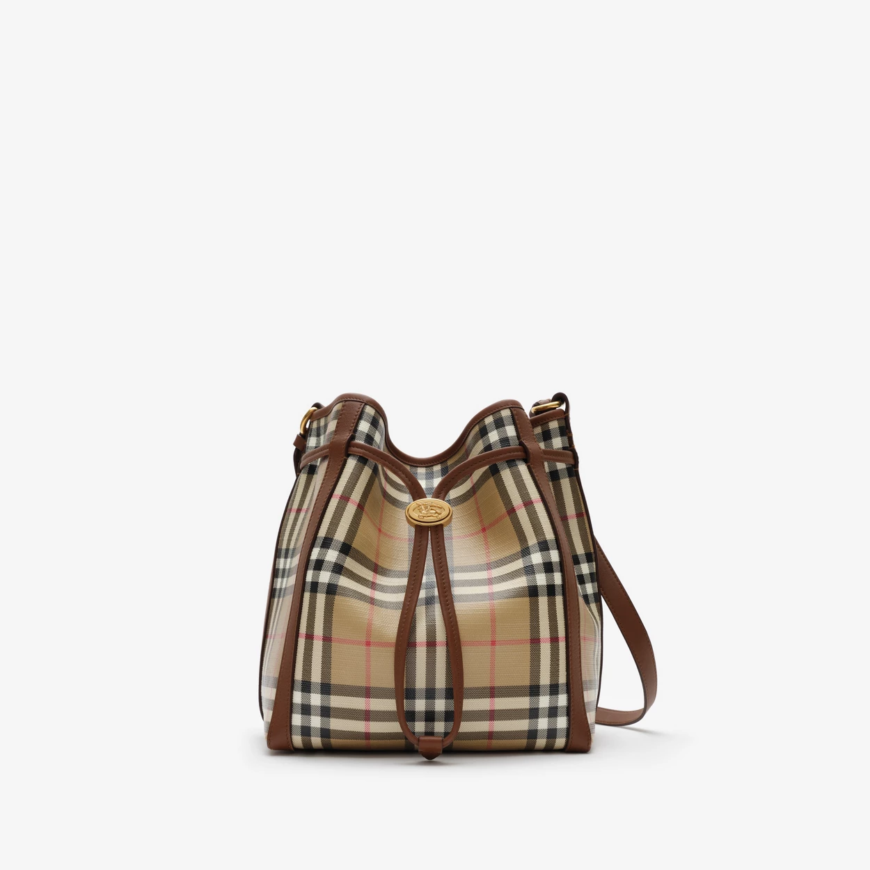 B7950616-B8AB-4ED8-AC4D-97B67BCA07CC Small Check Bucket Bag - Image 1