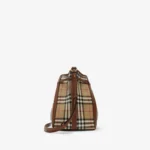 Small Check Bucket Bag - Image 4