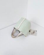 Hermes Picotin 18 Cream Green Leather Silver HW Top Handle Bag Preowned Authenti