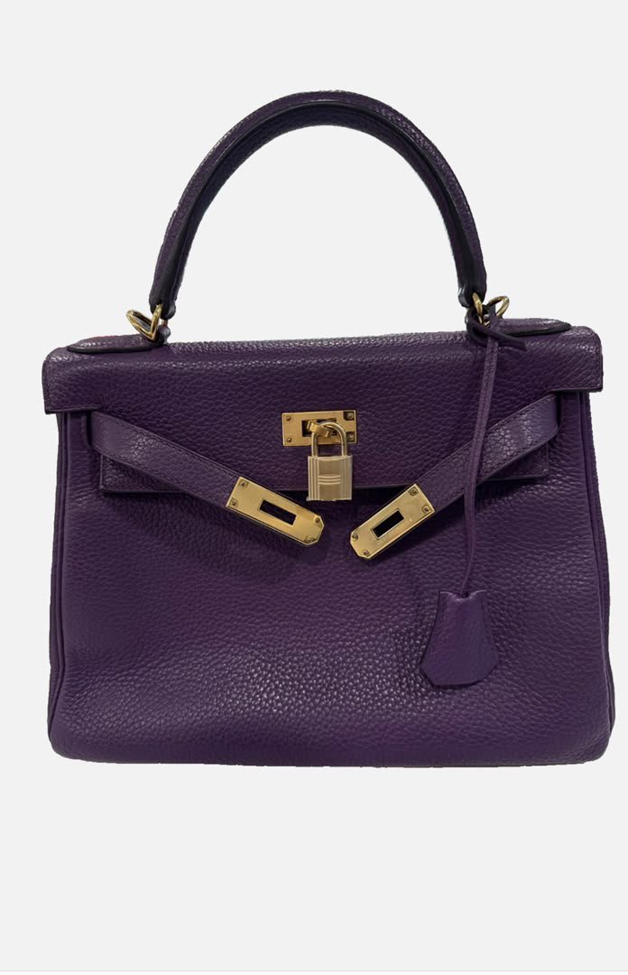2026/10/IMG-20261014-WA0015.jpg Hermes Kelly II Retourne 28 Taurillon Clemence Ultraviolet GHW - Image 1