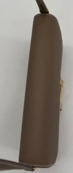 Hermes Epsom Constance Long To Go Wallet Etoupe Crossbody - Image 3