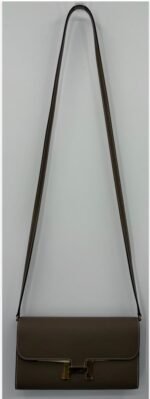 Hermes Epsom Constance Long To Go Wallet Etoupe Crossbody - Image 4