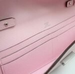 Hermes Chaine d'Ancre To Go Wallet Mini Shoulder Bag Leather Rose Darling - Image 6